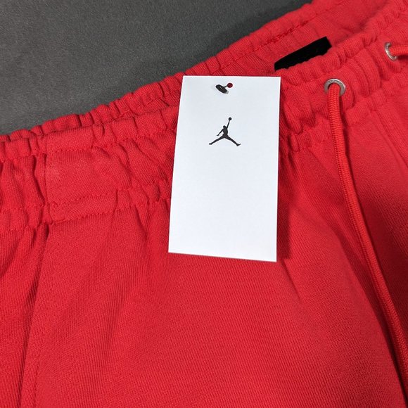 Nike Jordan Men`s Essential Flight Fleece Joggers Size 2XL 38x30 Fire Red - Picture 4 of 10